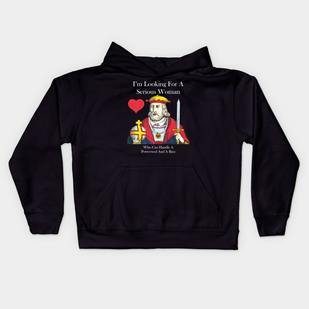 Looking for serious woman Kids Hoodie by Yeaha